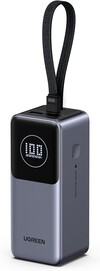 De Ugreen Nexode Power bank 20000mAh 130W met geïntegreerde USB-C kabel. (Afbeeldingsbron: Ugreen)