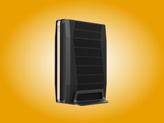De SFF RTX Spark kan zowel verticaal als horizontaal worden gebruikt.