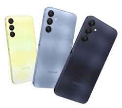 De selectie kleuren van de Galaxy A25 5G