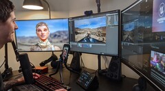 Een iPhone registreert gezichtsuitdrukkingen in realtime en stuurt digitale karakteranimatie aan in Unreal Engine met behulp van Live Link Face en MetaHuman Animator (bron: Epic Games via Unreal Engine blog)