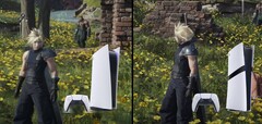 Sony's PlayStation 5 Pro liet een aantal serieuze verbeteringen zien ten opzichte van de basis PlayStation 5 in FF7 Rebirth. (Afbeelding bron: Sony, DF met bewerkingen)