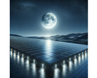 Elon Musk kondigt nieuwe "Tesla LunaRoof" zonnepanelen aan die ook in het donker elektriciteit opwekken (symbolische afbeelding: DALL-E / AI)