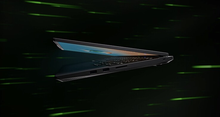 De Tuxedo InfinityBook Max 16 gaming laptop heeft een behoorlijk aantal poorten.