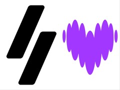 Logo’s van Winamp en Deezer.