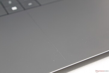 Nieuwe visuele contouren voor het clickpad zijn vaag en kunnen moeilijk te zien zijn