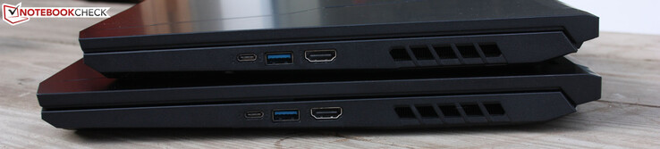 Thunderbolt is niet aan boord, alleen een Type-C en drie Type-A USB 3.1 Gen1