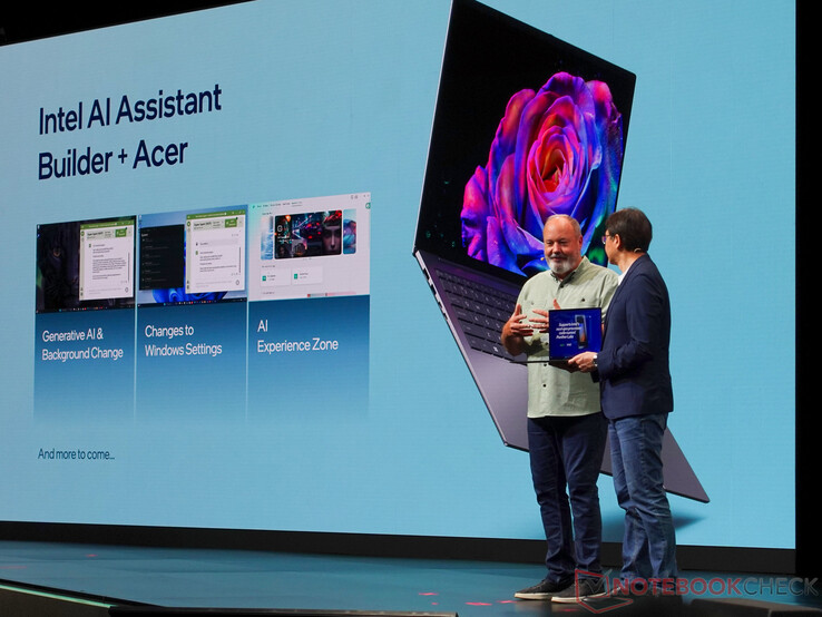 Intel Panther Lake heeft een krachtigere NPU die meer AI-gebruiksgevallen mogelijk maakt. (Afbeeldingsbron: Notebookcheck)