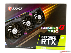 De MSI GeForce RTX 3070 Gaming X Trio - geleverd door MSI Duitsland