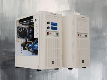 Maingear Retro98 voorgebouwde gaming PC-configuraties worden getoond (Afbeeldingsbron: Maingear PR met bewerkingen)