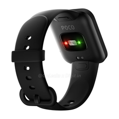 De POCO Watch is een re-branded Redmi Watch 2. (Beeldbron: @OnLeaks &amp;amp; Digit.In)