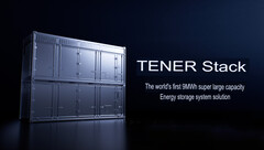 Het Tener Stack 9 MWh energieopslagsysteem. (Afbeeldingsbron: CATL)