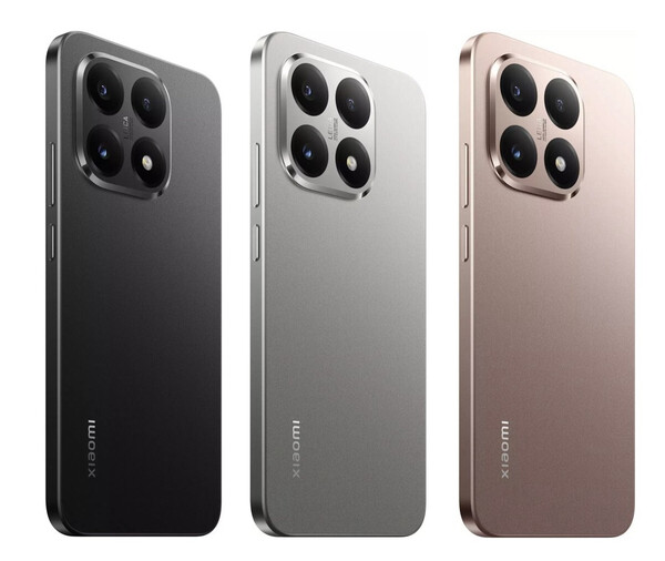 De Xiaomi 15T in zijn drie geruchtmakende lanceringskleuren. (Afbeeldingsbron: via Roland Quandt)