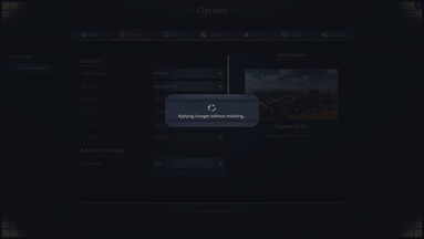 Gedetailleerde instellingen zonder opnieuw opstarten - wees bereid om te wachten