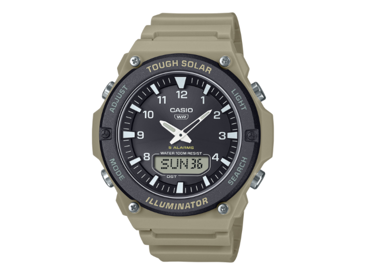 De Casio AQ-S820W-5AV (foto) moet nog in Europa op de markt komen. (Afbeeldingsbron: Casio)
