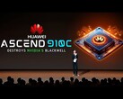 De onthulling van de Huawei Ascend 910C AI-chip bevat een grapje naar Nvidia. (Afbeeldingsbron: Huawei)