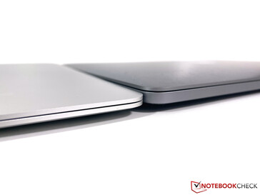 MacBook Pro 13 (rechts) vs. MacBook Air (links)