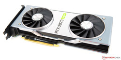 De NVIDIA GeForce RTX 2070 Super Founders Edition. Testkaart voorzien door NVIDIA Germany.