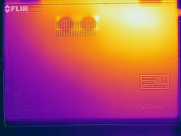 Oppervlaktetemperaturen stresstest (onder)