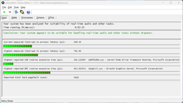 LatencyMon - Overzicht