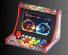 De voorkant van de iMP Mini Arcade Pro Switch arcadekast wordt getoond (Afbeelding bron: iMP Gaming PR)