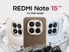 De Redmi Note 15-serie bestaat uit vijf smartphones met speciale 4G- en 5G-modellen. (Afbeeldingsbron: Xiaomi)