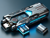 Beveiligd USB-stick (Gemaakt met DALL-E 3)