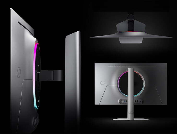 De Odyssey OLED G6 G60SD heeft een zeer verstelbare standaard. (Afbeeldingsbron: Samsung)