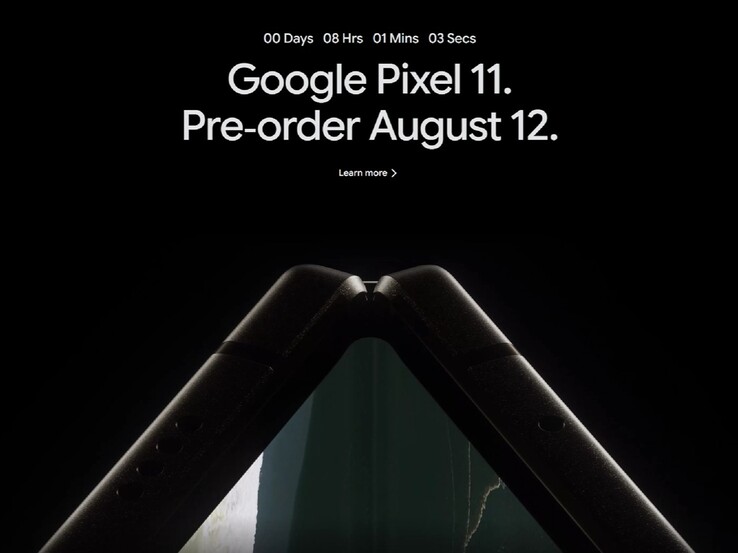 Volgens de Google Store beginnen de voorbestellingen voor de Pixel 11-serie op 12 augustus om 10.00 uur ET, niet om 18.00 uur ET
