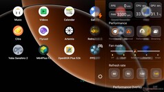 Een zijbalk biedt verschillende opties