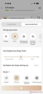 Schoonmaakinstellingen