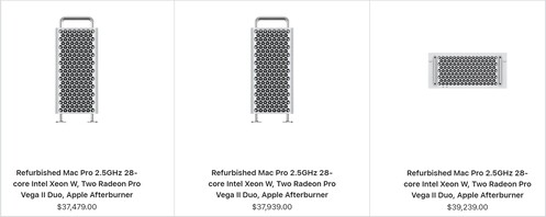 Gereviseerde Mac Pro-modellen met 1,5 TB RAM. (Beeldbron: Apple)