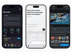 iPhones met SmartGym, Stoic en VLLO met functies van Apple Intelligence. (Afbeeldingsbron: Apple Newsroom)