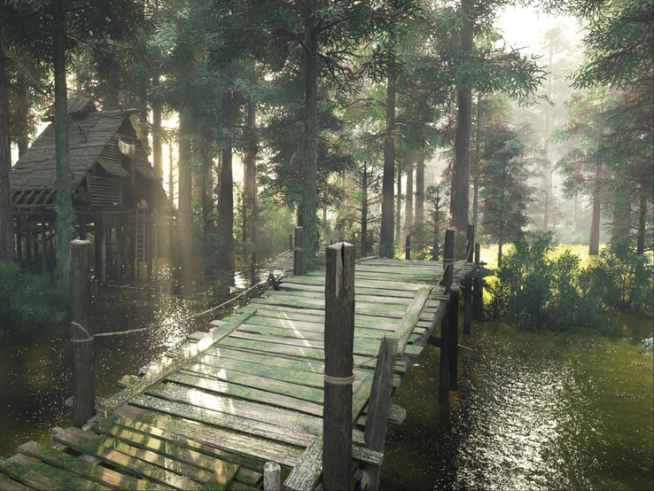 Indrukwekkende visuals in Crimson Desert.