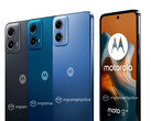 Motorola zal de Moto G34 5G in ten minste drie kleuropties verkopen, waarvan één met een lederlook afwerking. (Afbeeldingsbron: MySmartPrice - bewerkt)