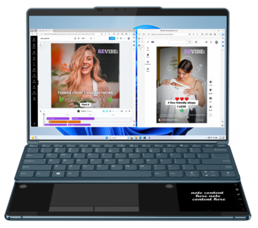 Lenovo Yoga Book 9i 9e generatie (Afbeelding Bron: Lenovo)