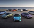 Een verzameling elektrische Xiaomi SU7 sedans (Afbeelding bron: Xiaomi)