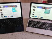 Surface Pro 6 vs. Pixel Slate met Brydge-toetsenbord