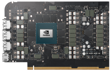 RTX 4080 AD103 referentie PCB. (Beeldbron: Nvidia)