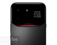 De Infinix Note 60 Ultra heeft een klein display in de cameramodule.