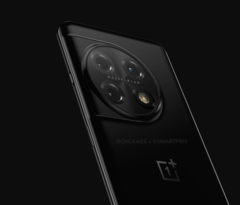 De OnePlus 11 Pro voegt zich bij de competitie van cirkelvormige cameramodules. (Bron: OnLeaks x SmartPrix)