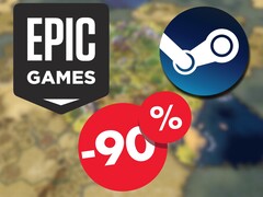 Sid Meier's Civilization VI is momenteel met 90% afgeprijsd op zowel Steam als de Epic Games Store. (Afbeelding bron: Steam / Epic Games)
