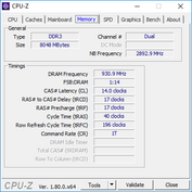 CPU-Z Memory