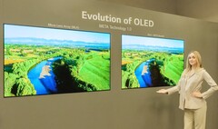 LG G3 OLED Smart TV&#039;s zouden helderdere en energiezuinigere panelen moeten hebben dan oudere LG OLED Smart TV&#039;s. (Beeldbron: LG Display)