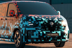 VW is van plan om zijn volgende generatie Transporter T7 als elektrische pick-up te lanceren, naast de PHEV- en dieselversies. (Afbeelding bron: Volkswagen Duitsland)