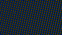 Het OLED-beeldscherm gebruikt een RGGB sub-pixelmatrix, bestaande uit één rode, één zwarte en twee groene LED's.