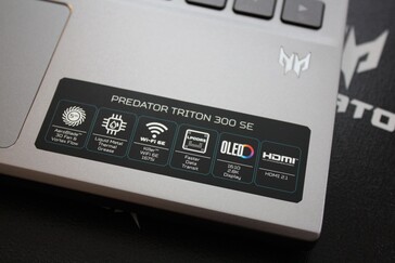 Acer Predator Triton 300 SE specs (afbeelding via Acer)