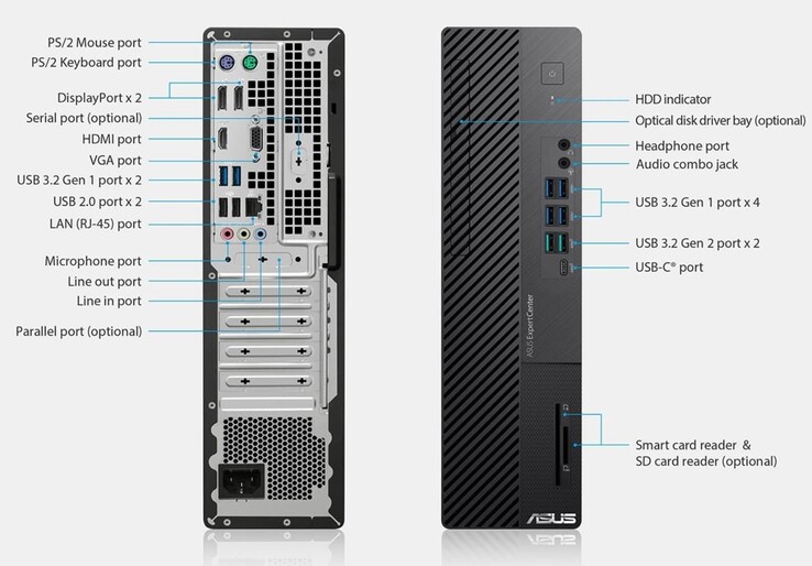 Asus ExpertCenter D9 SFF D900SC (bron: Asus)