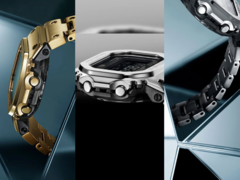 Drie nieuwe, nooit eerder vertoonde afbeeldingen (afgebeeld) van de aankomende Casio GMW-BZ5000 full metal pleinen. (Afbeeldingsbron: @geesgshock op Instagram)