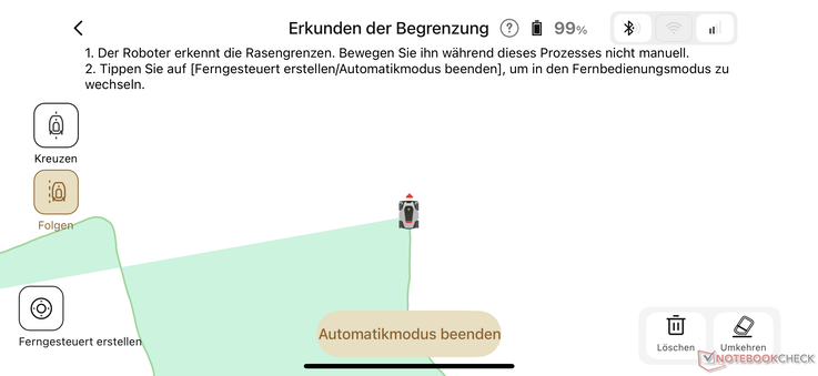 AI-mapping (hier: Dreame A3 AWD Pro)