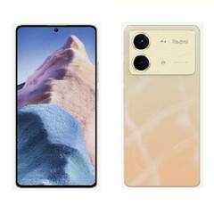 De Redmi Note 13R Pro in een lichtgouden afwerking. (Afbeeldingsbron: China Telecom)